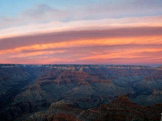 Couché de soleil sur le Grand Canyon – Arizona