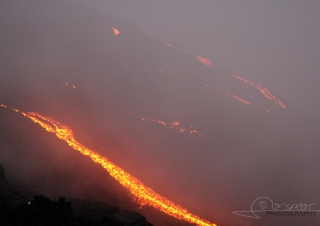 Coulées de lave, Volcan Pacaya –  Guatemala