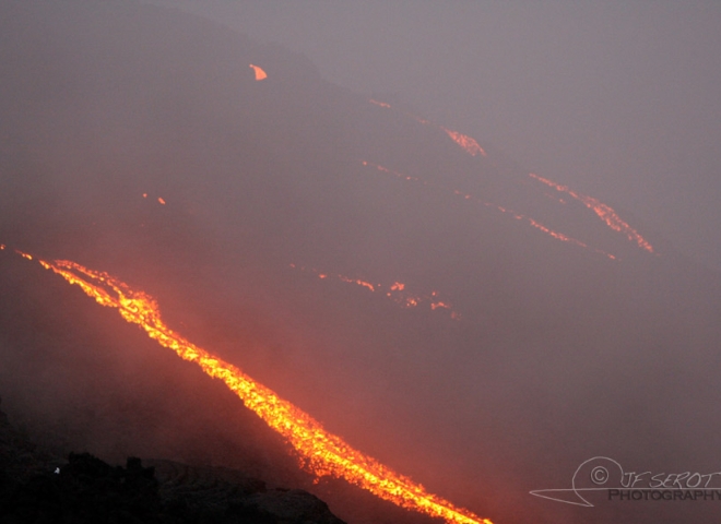 Coulées de lave, Volcan Pacaya –  Guatemala