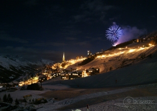 Feu d’artifice en Savoie – France