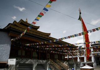 Temple bouddhiste, Leh – Inde