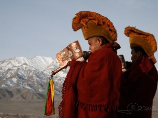 Trompette tibétaine, Ladakh – Inde