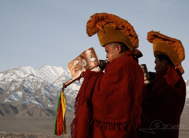 Trompette tibétaine, Ladakh – Inde