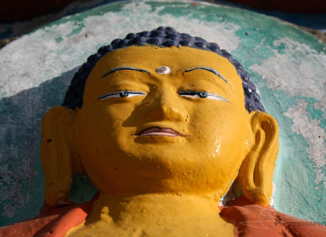 Bouddha sur Chörten – Inde
