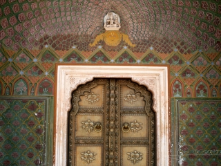 Porte du City Palace – Inde