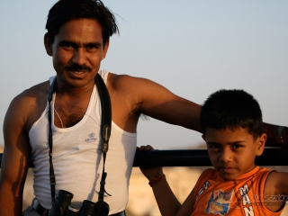 Père et fils – Inde