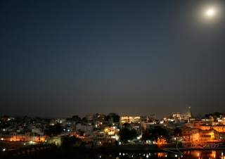 Claire de lune sur Udaipur – Inde