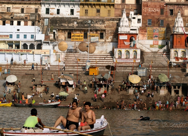 Balade en barque – Inde