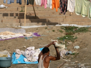 Homme à laver – Inde