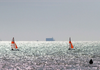 Catamarans et le Fort Boyard – France