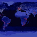 Planisphère nocturne – (Source : Wikipédia)